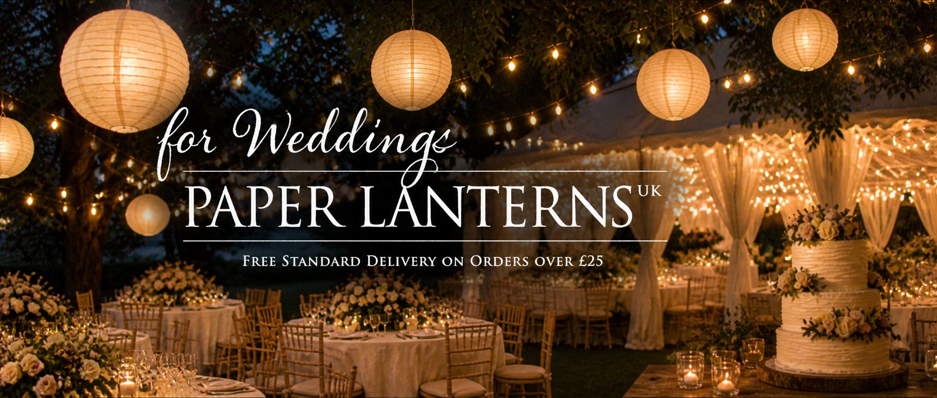 Wedding with Paper Lanterns